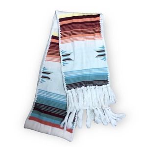 Pendleton 100% Merino Wool Southwestern Aztec Tribal Print Scarf